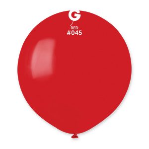 Balón pastelový červený 48 cm