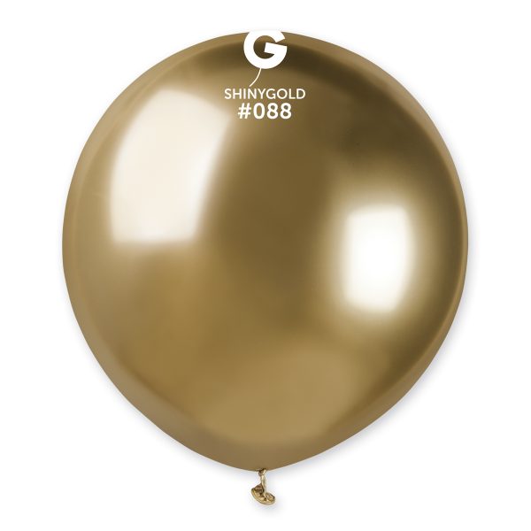 Balónik chrómový zlatý 48 cm