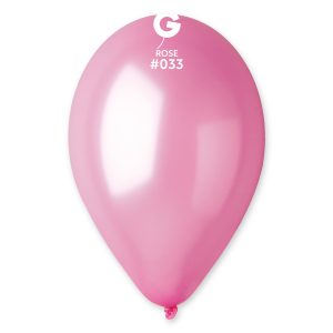 Balónik metalický baby ružový 26 cm