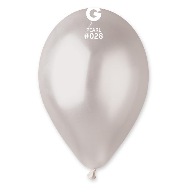 Balónik metalický perleťový 26 cm
