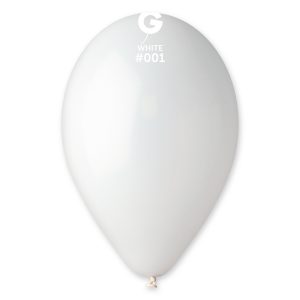 Balónik pastelový biely 26 cm