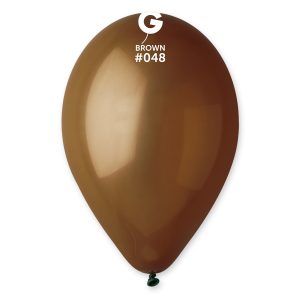 Balónik pastelový kakaová hnedá 26 cm