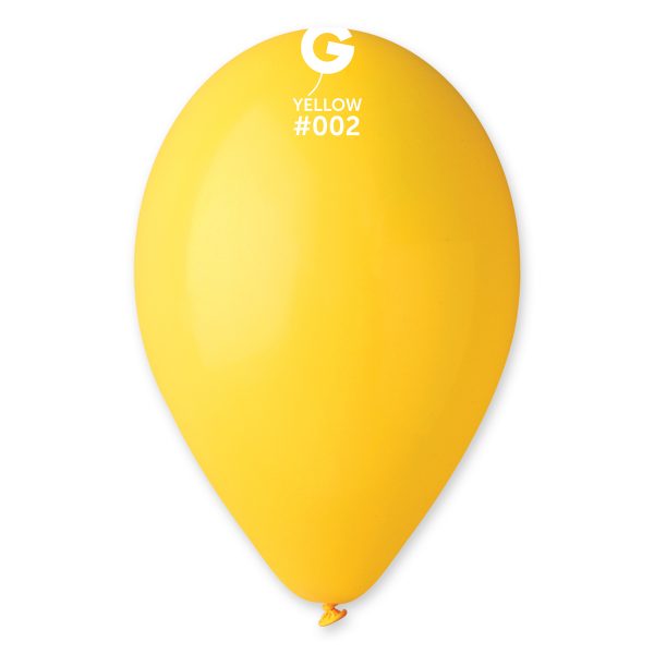 Balónik pastelový žltý 26 cm