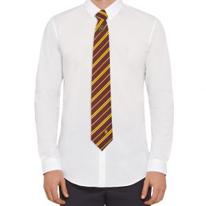 Chrabromilská kravata Harry Potter so sponou - Deluxe box