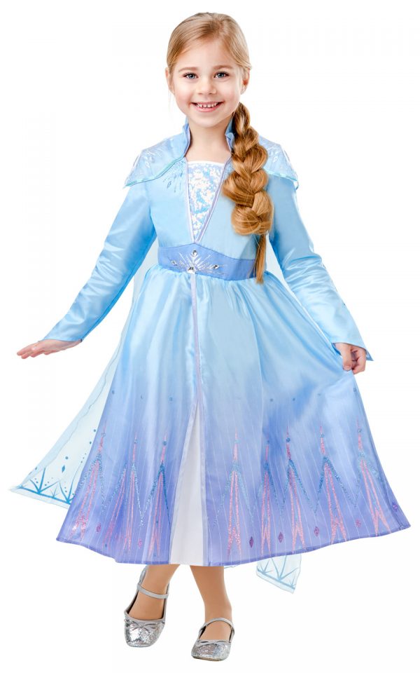 Detský deluxe kostým - Elsa (šaty) Veľkosť - deti: XS