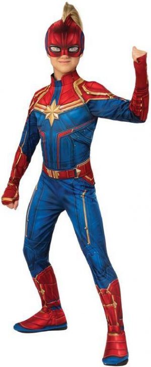Detský kostým - Hero Kapitán Marvel Veľkosť - deti: L