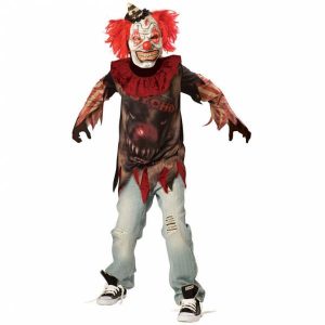 Detský kostým - Nahnevaný klaun Veľkosť - deti: M