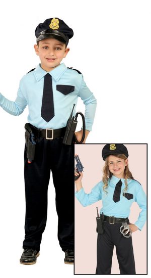 Detský kostým Policajt Veľkosť - deti: M