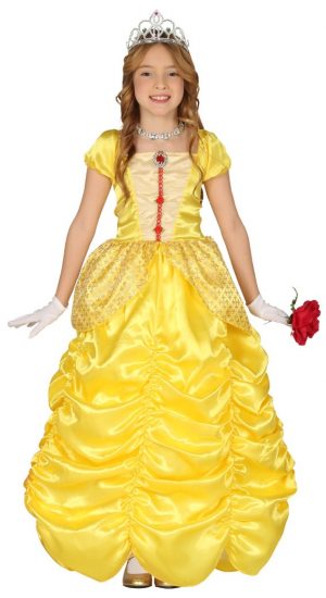 Detský kostým - Princezná žltý Veľkosť - deti: L