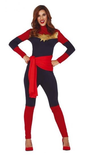 Dámsky kostým - Kapitán Marvel Veľkosť - dospelý: M