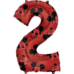Fóliový balón narodeninové číslo 2 - Mickey Mouse