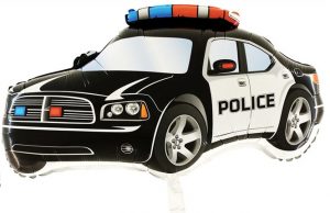 Fóliový balón - policajné auto