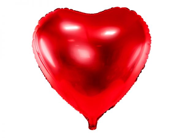 Fóliový balón - červené srdce 45 cm