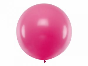 Guľatý latexový Jumbo balón 1m fuchsia