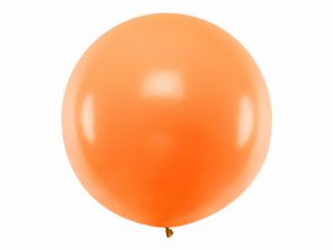 Guľatý latexový Jumbo balón 1m oranžový