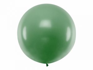 Guľatý latexový Jumbo balón 1m tmavozelená