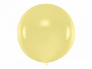 Guľatý latexový Jumbo balón 1m vanilka