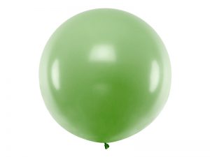 Guľatý latexový Jumbo balón 1m zelený
