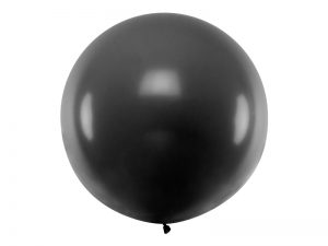Guľatý latexový Jumbo balón 1m čierny