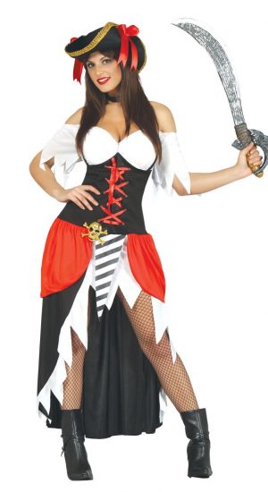 Kostým Pirátka Veľkosť - dospelý: XL