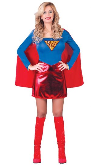 Kostým Superhrdinky Veľkosť - dospelý: M