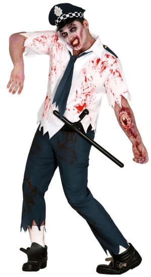 Kostým Zombie policajt Veľkosť - dospelý: M
