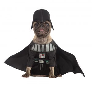 Kostým pre psov -  Darth Vader Kostýmy pre psov: M