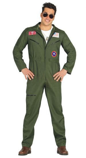 Kostým vojenského pilota Veľkosť - dospelý: XL