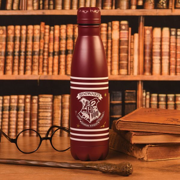 Kovová fľaša na nápoj Harry Potter (Crest & Stripes)-2