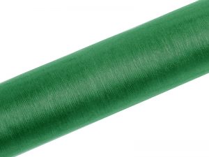 Organza smaragdová zelená 16cm x 9m