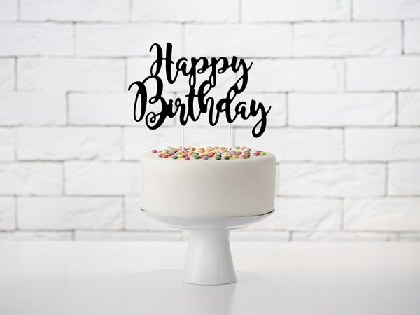 Ozdoba na tortu  "Happy Birthday"-3