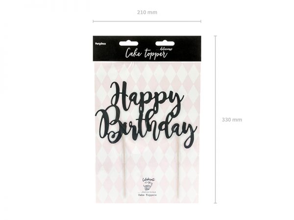 Ozdoba na tortu  "Happy Birthday"-4