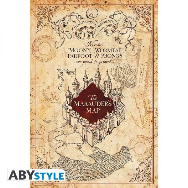 Plagát Harry Potter - Mapa záškodníkov