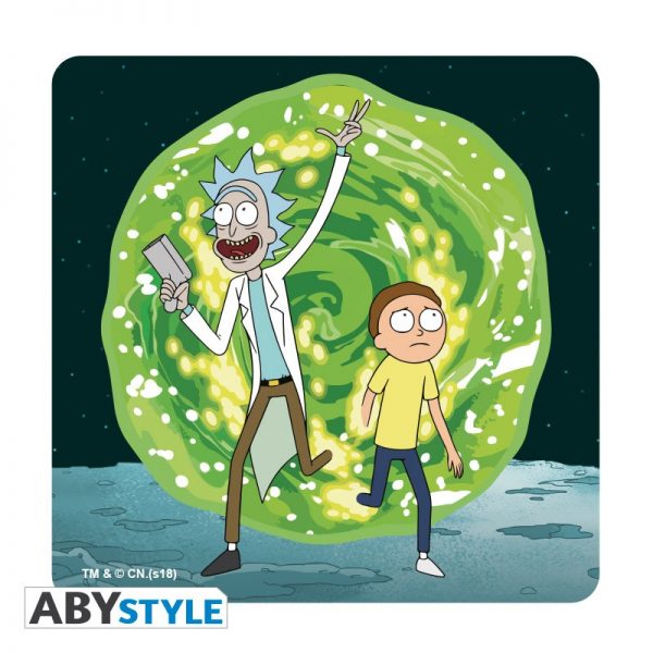 Podtácky Rick and Morty (4 ks)-3