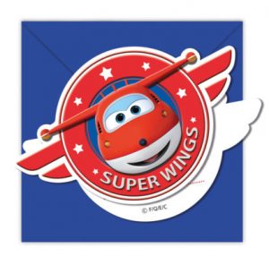 Pozvánky Super Wings 6 ks