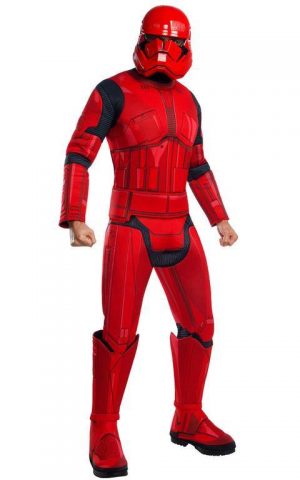 Pánsky deluxe kostým - Red Stormtrooper (Star wars) Veľkosť - dospelý: STD