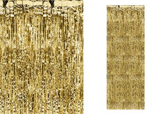 Párty záves zlatý 90 x 250 cm