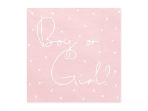 Servítky Boy or Girl 33 x 33 cm