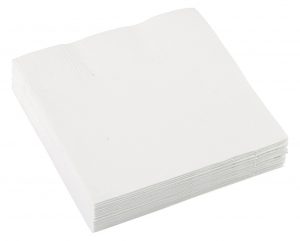 Servítky - Ľadová biela 33x33 cm