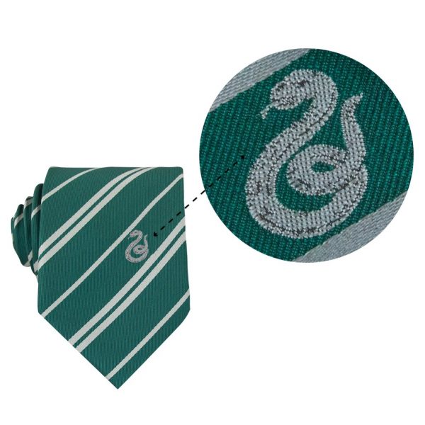 Slizolínska kravata Harry Potter so sponou - Deluxe box-4