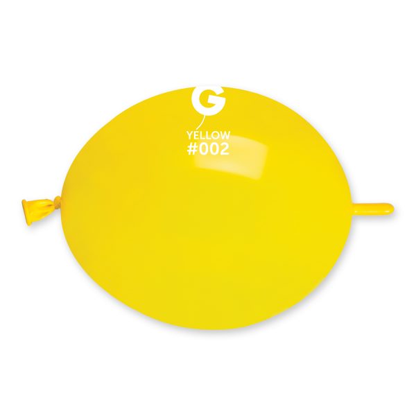 Spojovací balónik žltý 16 cm