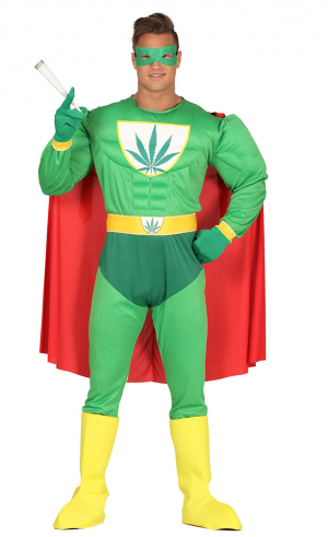 Superhrdina Marihuana Veľkosť - dospelý: M