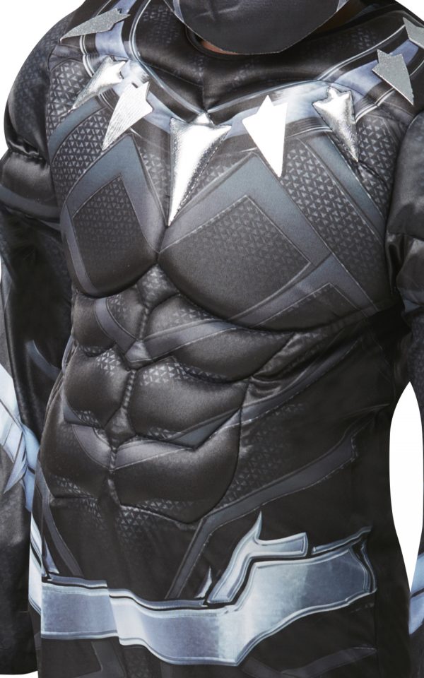 Detský kostým Black Panther Deluxe Veľkosť - deti: L-4