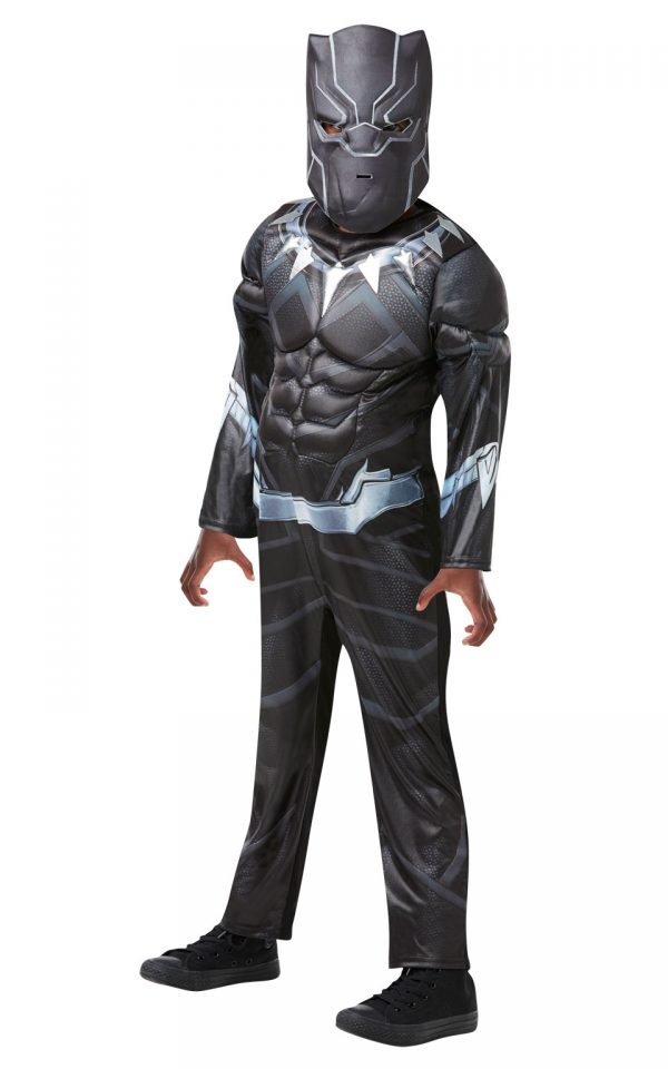Detský kostým Black Panther Deluxe Veľkosť - deti: L
