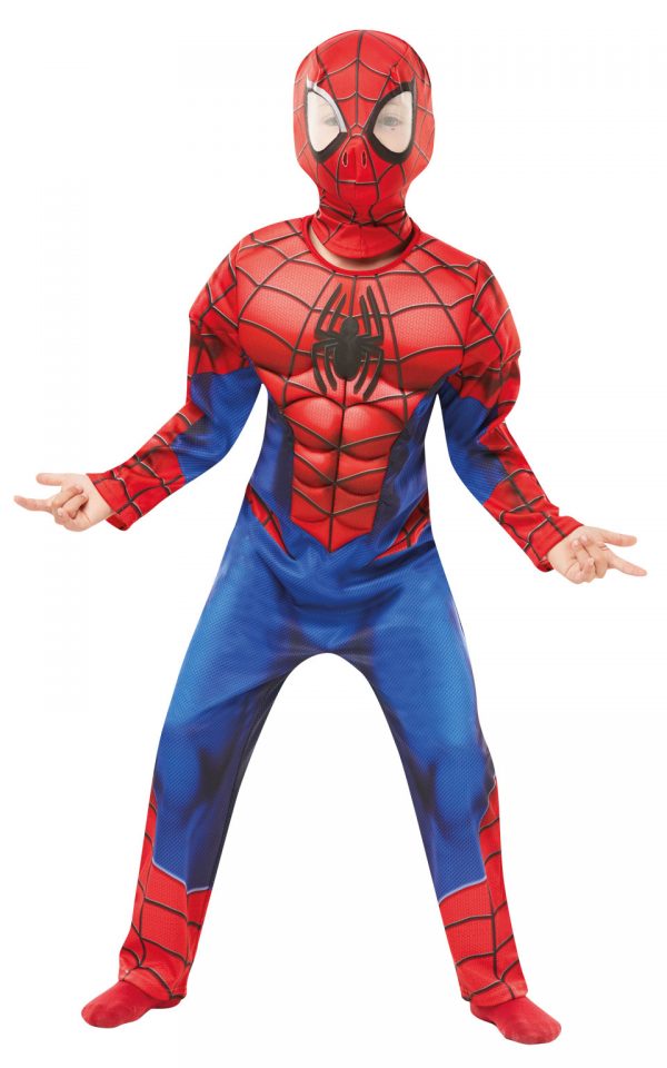 Detský kostým Spiderman deluxe Veľkosť - deti: L-2