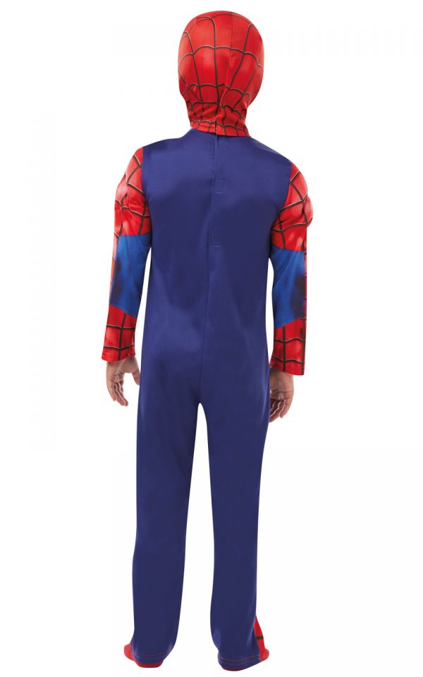 Detský kostým Spiderman deluxe Veľkosť - deti: L-3