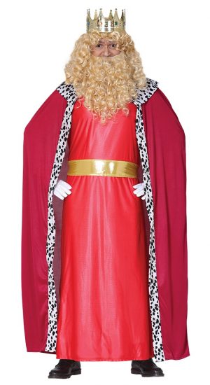 Pánský kostým - Kráľ červený Veľkosť - dospelý: L