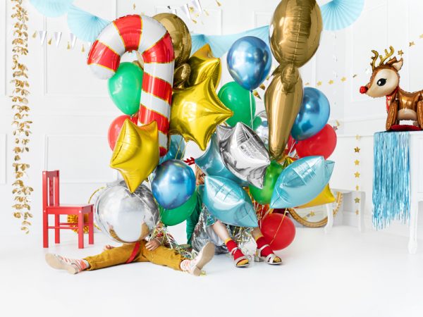 Fóliový balón - Vianočné lízatko 50 x 82 cm-2