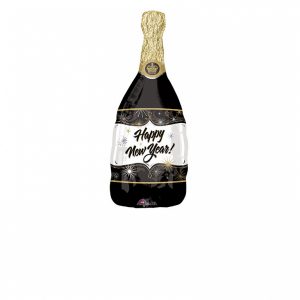 Fóliový balón - Šampanské Happy New Year!