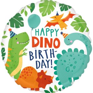 Fóliový balón Happy Dino Birthday